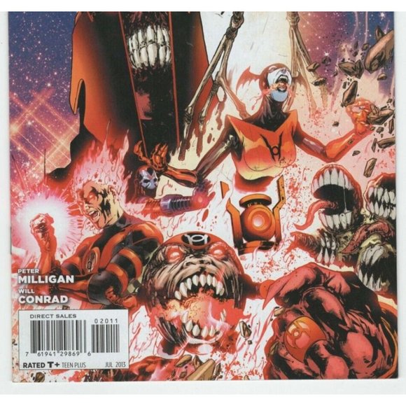 DC Comics #20 New 52 Red Lantern Wrath Of The First Lantern Epilogue Comic Book - Picture 5 of 10